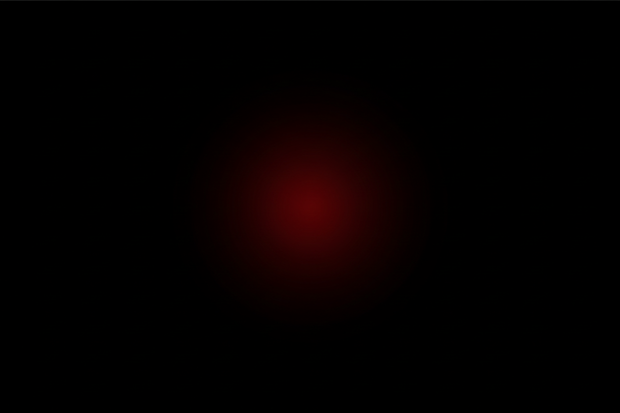 Dark black premium gradient background with a soft red glow in the center, minimalistic, sleek, high-contrast, suitable for a supplement brand banner, no objects, no people, clean and modern design.