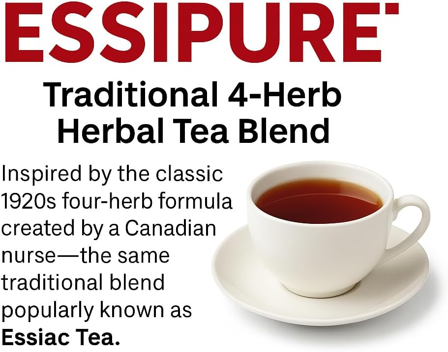 Traditional Essiac Tea – Authentic 4-Herb Herbal Blend Eg Pharmers UK
