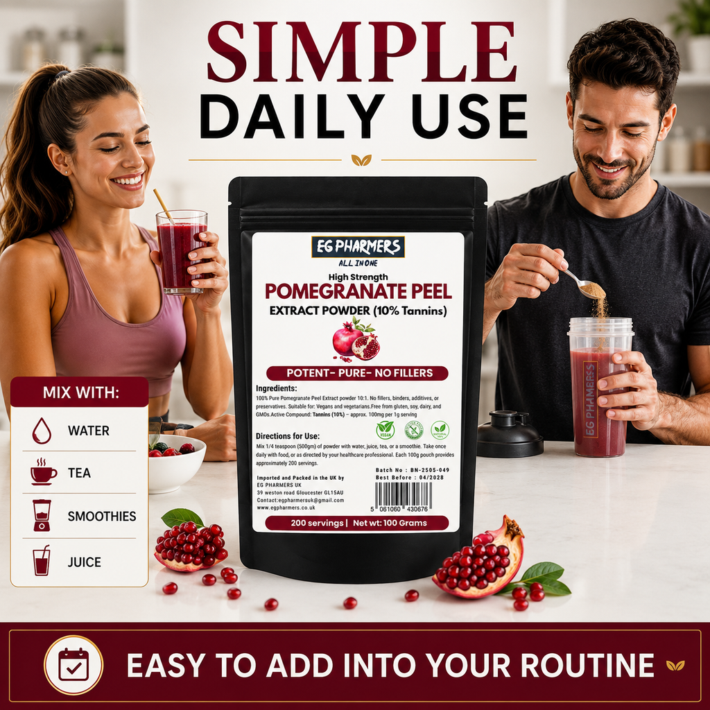 High Strength Clean Pomegranate Peel Extract Powder