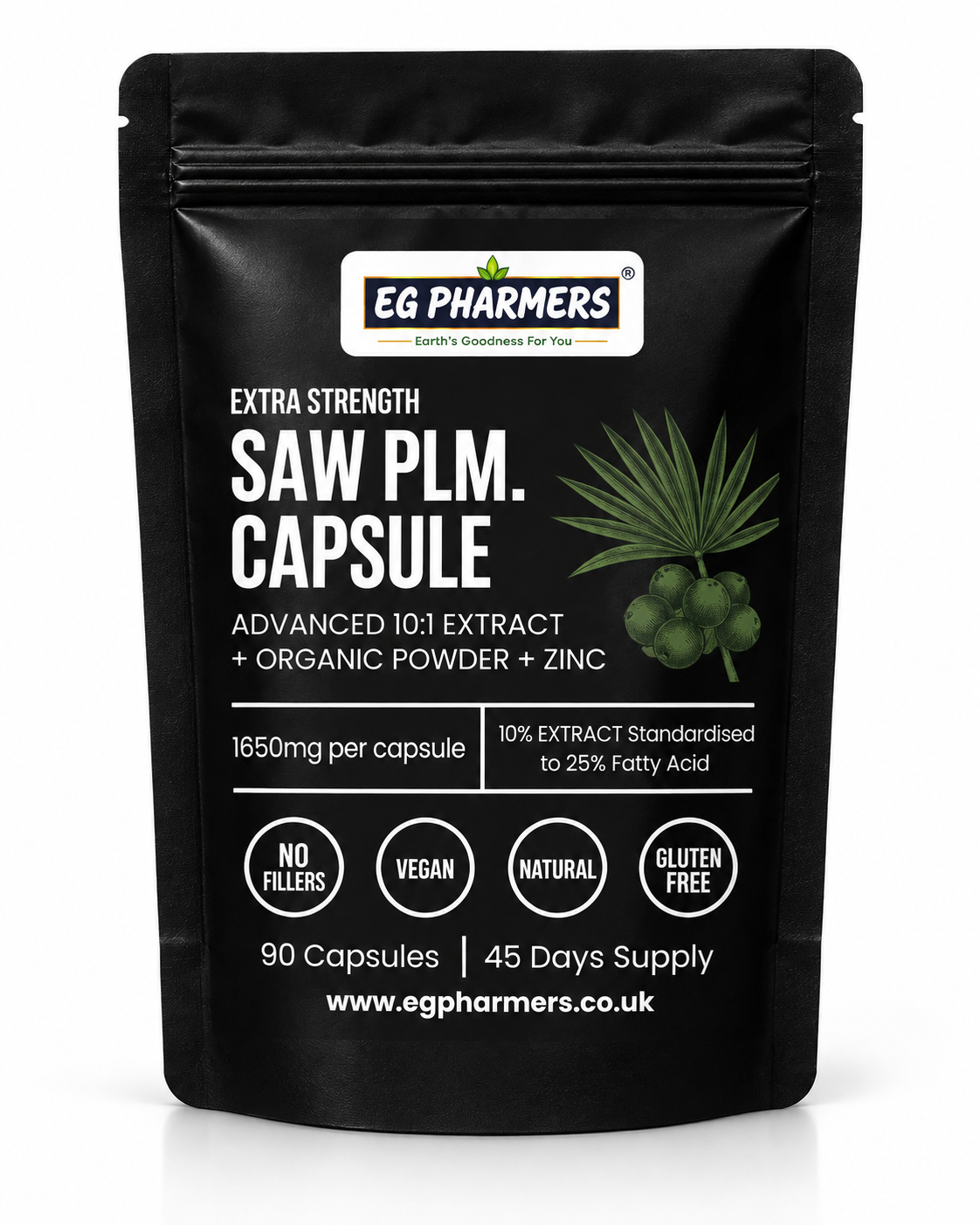 High Strength Saw Palmetto Capsules 3300mg