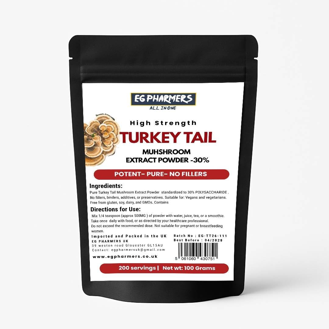High Strength Turkey Tail Fruiting Body Extract Powder 30% polysaccharides